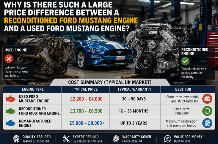 Differences-Between-a-Used-and-Reconditioned-Ford-Mustang-Engine