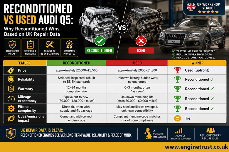 reconditioned-vs-used-audi-q5-engine