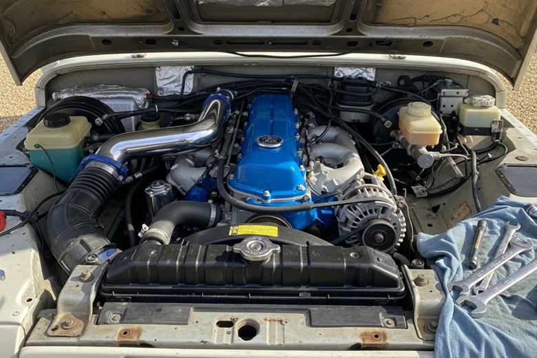 Reconditioned Land Rover Defender engine