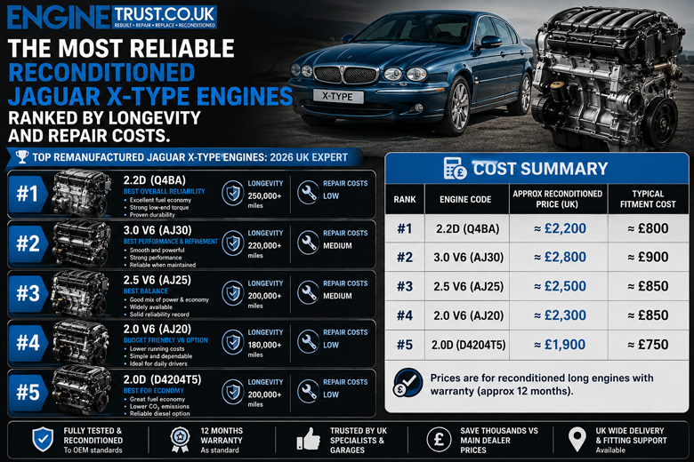 top-remanufactured-jaguar-xtype-engines-2026-uk-expert
