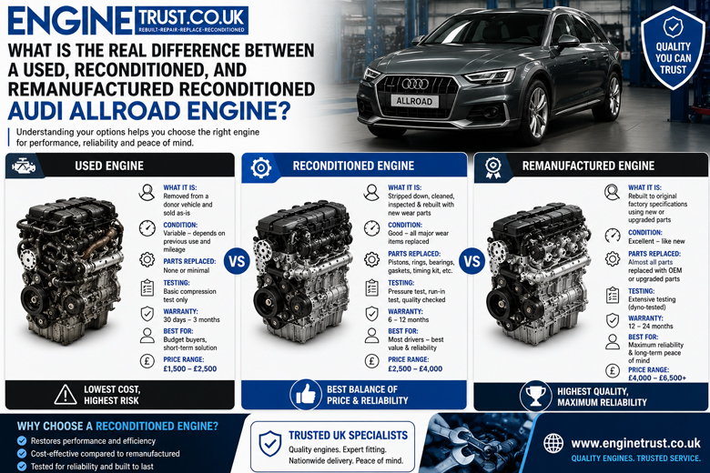 Reconditioned-Audi-Allroad-Engine