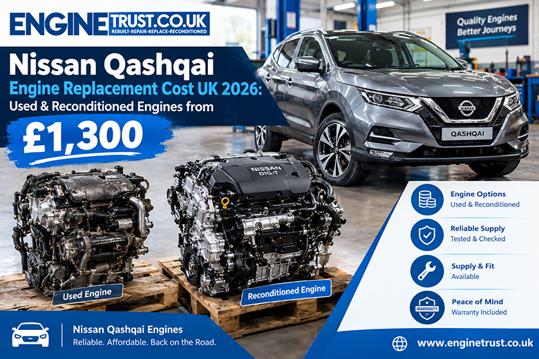 Nissan-Qashqai-Engine-Replacement-Cost-UK-2026